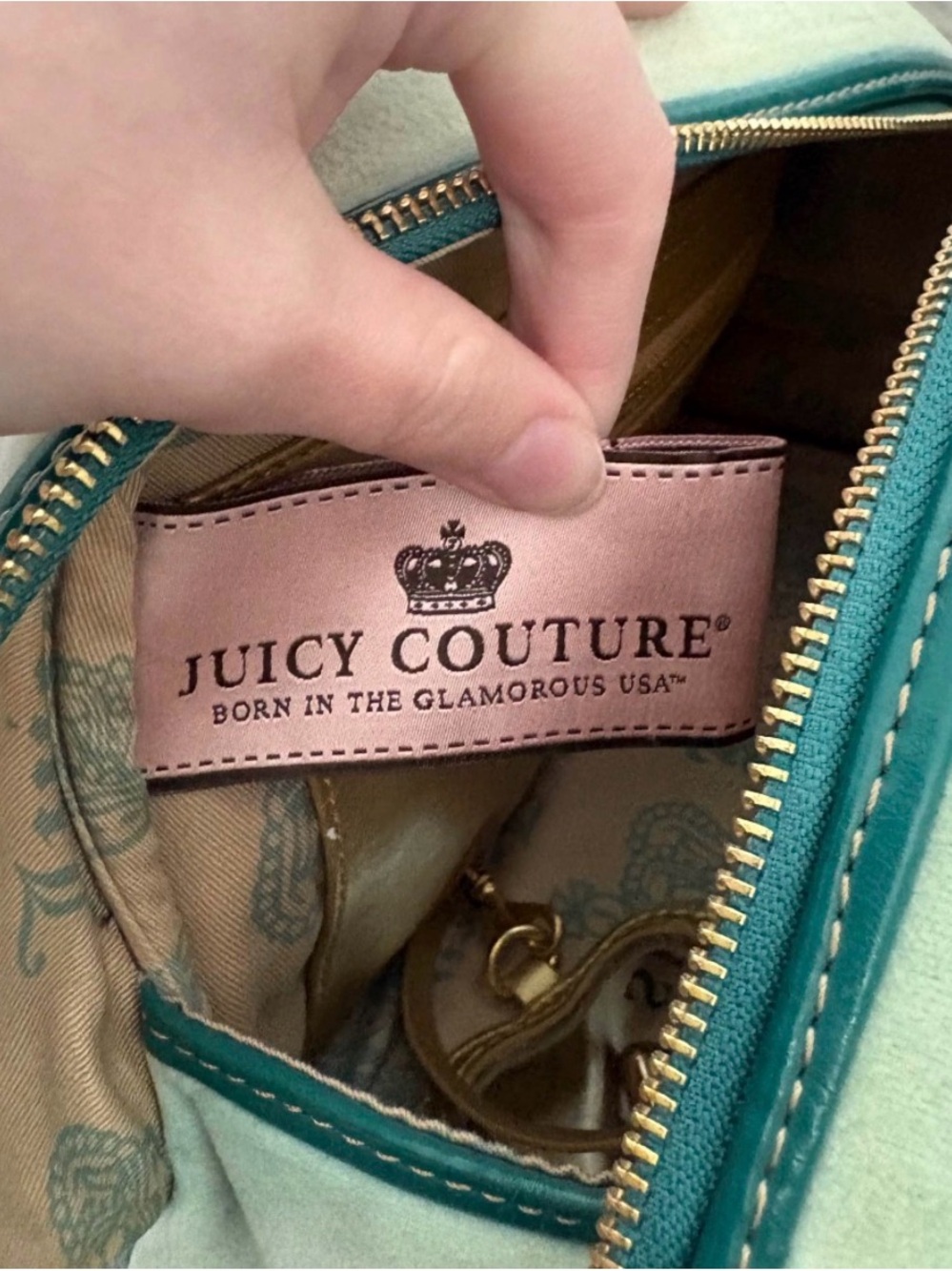 Y2K Juicy Couture Mint Bowler Bag - Picture 8 of 10